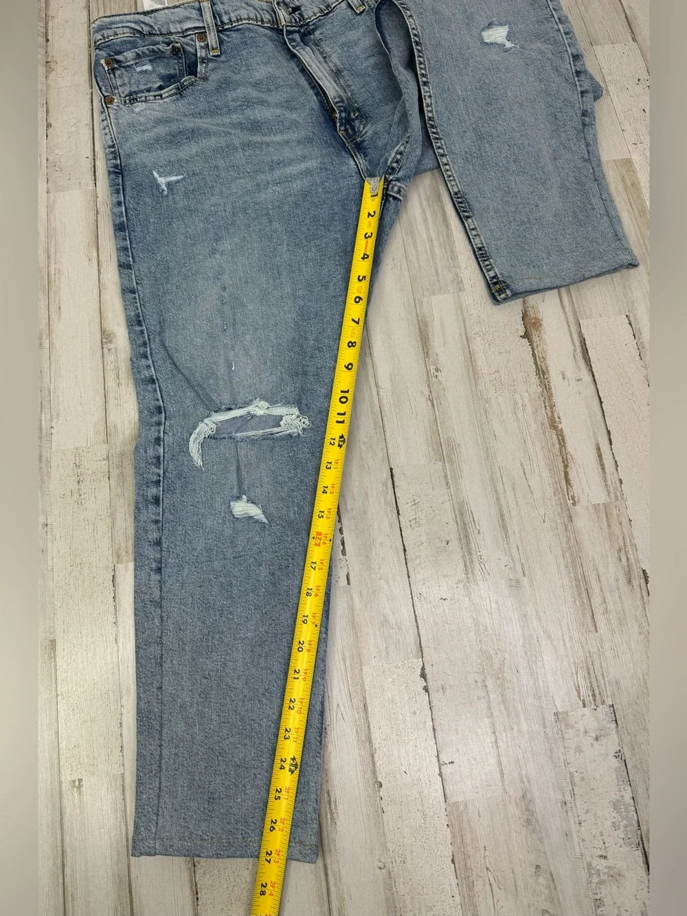 Levi's Men's 512 Slim Taper Fit 38x27 Denim Jeans Medium Stonewash NWT